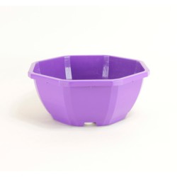 Coupes décoratives 23 cm (x5) - violet