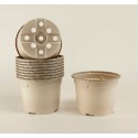 Pots ronds Ø12 cm (x10) - BIOCOMPOSTABLE