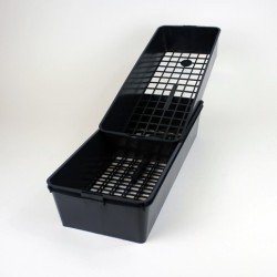 Clayettes PM10 pour godets 7x7x6.4 (x3) - noir