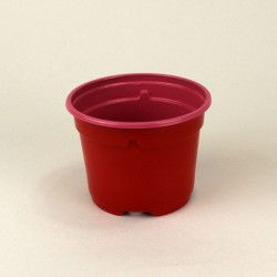 Pots ronds Ø9 cm (x20) - rouge